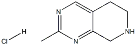 2-Methyl-5,6,7,8-tetrahydro-pyrido[3,4-d]pyriMidine hydrochloride Structure