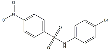 N-(4-溴苯)-4-硝基苯磺酰胺, 16937-01-2, 结构式