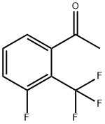 3'-フルオロ-2'-(トリフルオロメチル)アセトフェノン 化学構造式