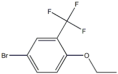 1-溴-4-乙氧基-3-(三氟甲基)苯, , 结构式