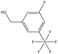3-Fluoro-5-(pentafluorothio)benzyl alcohol, 97% Struktur