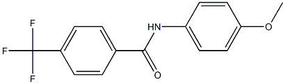 N-(4-甲氧基苯)-4-(三氟甲基)苯甲酰胺,97% 结构式