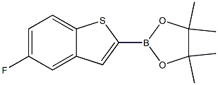 2-(5-Fluoro-benzo[b]thiophen-2-yl)-4,4,5,5-tetraMethyl-[1,3,2]dioxaborolane Structure