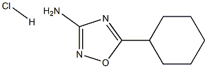 5-Cyclohexyl-[1,2,4]oxadiazol-3-ylaMine hydrochloride,,结构式