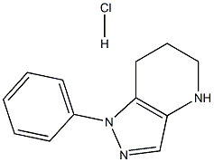 1-Phenyl-4,5,6,7-tetrahydro-1H-pyrazolo[4,3-b]pyridine hydrochloride Struktur