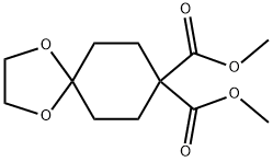 diMethyl 1,4-dioxaspiro[4.5]decane-8,8-dicarboxylate Structure