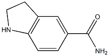 2,3-Dihydro-1H-indole-5-carboxylic acid aMide Struktur
