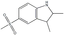 5-Methanesulfonyl-2,3-diMethyl-2,3-dihydro-1H-indole Struktur