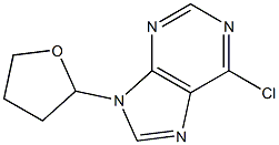 6-Chloro-9-(tetrahydro-furan-2-yl)-9H-purine Structure