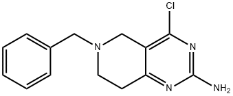 6-Benzyl-4-chloro-5,6,7,8-tetrahydropyrido[4,3-d]pyriMidin-2-aMine Structure