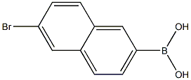 6-溴萘-2-硼酸,,结构式