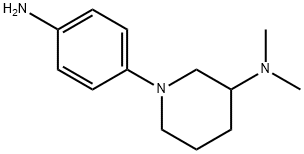 1-(4-AMINOPHENYL)-3-N,N-DIMETHYLAMINO-PIPERIDINE Structure
