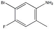 5-溴-4-氟-2-甲基苯胺,,结构式