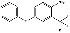 4-フェノキシ-2-(トリフルオロメチル)アニリン 化学構造式