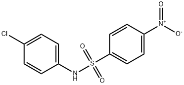 N-(4-氯苯)-4-硝基苯磺酰胺, 16937-03-4, 结构式