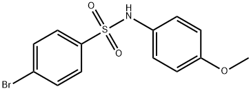 4-bromo-N-(4-methoxyphenyl)benzenesulfonamide Structure