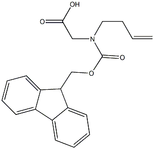 Fmoc-D-Homoallylglycine Struktur
