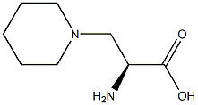 3-(1-PIPERIDINYL)-L-ALANINE ;(S)-2-AMINO-3-(PIPERIDIN-1-YL)PROPANOIC ACID 结构式