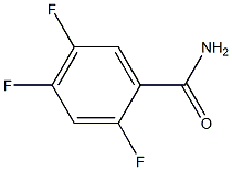 2,4,5-三氟苯甲酰胺,,结构式