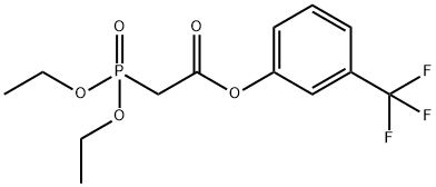 (3-Trifluoromethylphenyl)diethylphosphonoacetate Structure