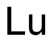 Lutetium (Lu) Standard Solution Structure