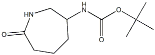 tert-butyl 7-oxoazepan-3-ylcarbaMate Struktur