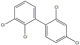2,2',3,4'-Tetrachlorobiphenyl Solution 结构式