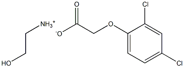 2.4-D ethanolamine salt Solution Struktur
