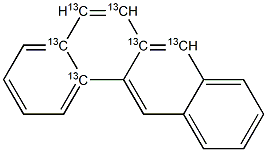 Benz[a]anthracene (13C6) Solution, , 结构式