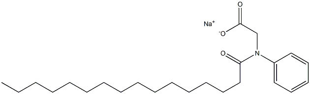 N-Hexadecanoyl-L-phenylglycine sodiuM salt Structure