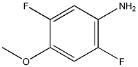 2,5-Difluoro-4-AMinoanisole 化学構造式