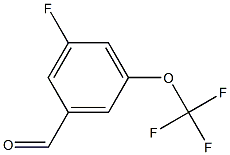 3-氟-5-三氟甲氧基苯甲醛, , 结构式