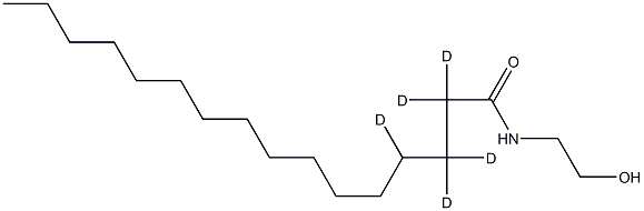 Palmitoyl Ethanolamide-d5 Structure