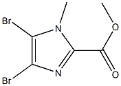 Methyl 4,5-dibroMo-1-Methyl-1H-iMidazole-2-carboxylate Structure