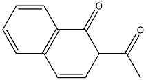 2-acetyl-1,2-dihydronaphthalen-1-one Structure