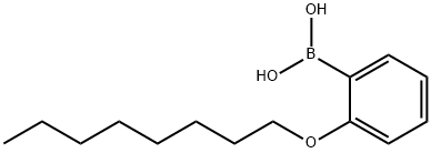 2-辛氧基苯硼酸 结构式