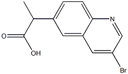 2-(3-BroMoquinolin-6-yl) propanoic acid