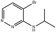 4-broMo-N-isopropylpyridazin-3-aMine Struktur