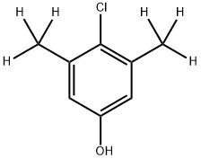 p-Chloro-M-Xylenol-d6 Structure