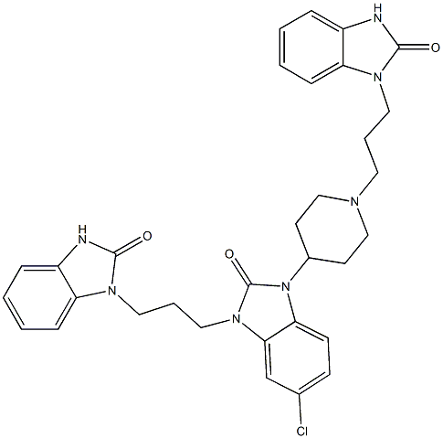 5-Chloro-3-[3-(2,3-dihydro-2-oxo-1H-benziMidazol-1-yl)propyl]-1-[1-[3-(2,3-dihydro-2-oxo-1H-benziMidazol-1-yl)propyl]-4-piperidinyl]-1,3-dihydro-2H-benziMidazol-2-one