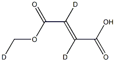 MonoMethyl FuMarate-d3 Structure