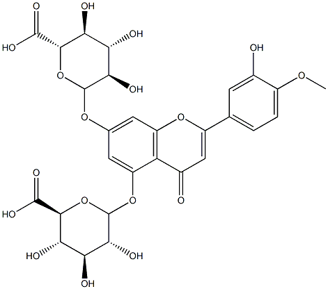 Hesperetin 5,7-Diglucuronide 结构式