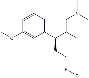 (3R)-3-(3-甲氧基苯基)-N,N,2-三甲基戊-1-胺盐酸盐,1415566-76-5,结构式