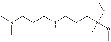 N-二甲氨丙基-氨丙基甲基二甲氧基硅烷,,结构式
