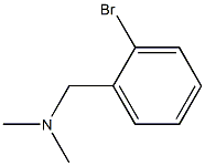 BenzeneMethanaMine, 2-broMo-N,N-diMethyl- Structure
