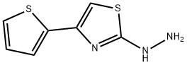 2-Hydrazino-4-(2-thienyl)thiazole, 97% 化学構造式