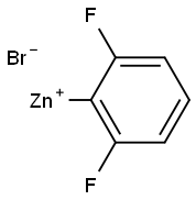 2,6-Difluorophenylzinc broMide, 0.5M in THF, packaged under Argon in resealable CheMSeal^t bottles Struktur
