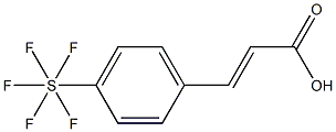 4-(Pentafluorothio)cinnaMic acid, 97% Struktur