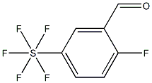 2-氟-5-(五氟硫代)苯甲醛,97%,,结构式
