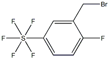 2-Fluoro-5-(pentafluorothio)benzyl broMide, 97% Struktur